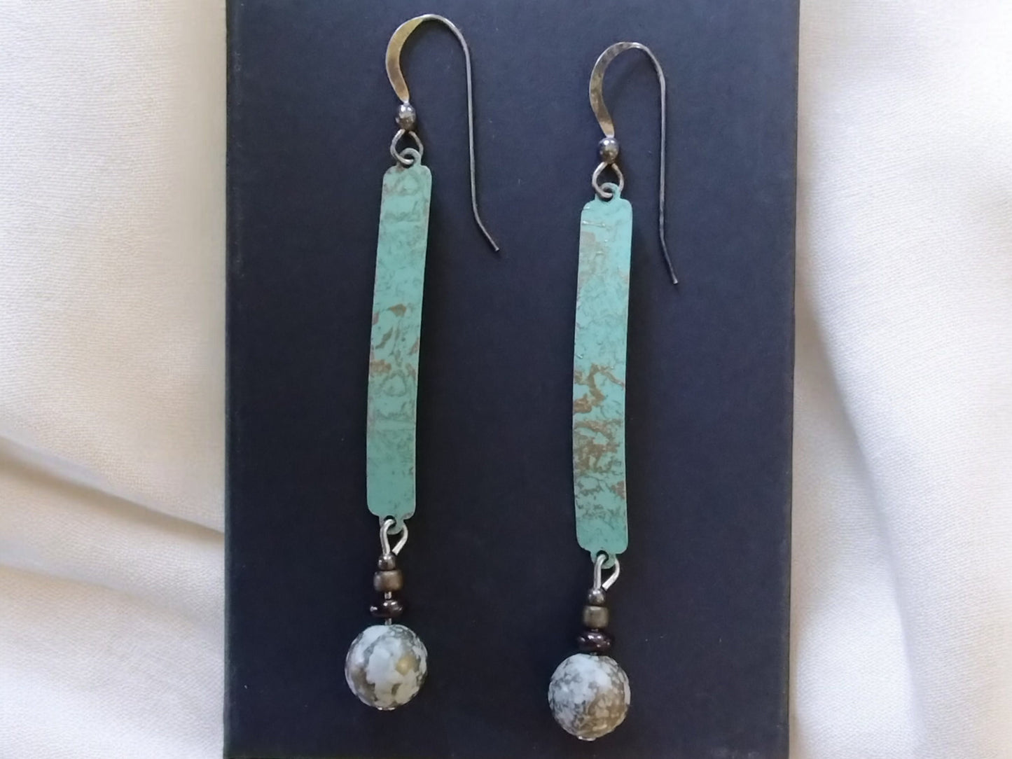 Vintage Turquoise Drop Earrings