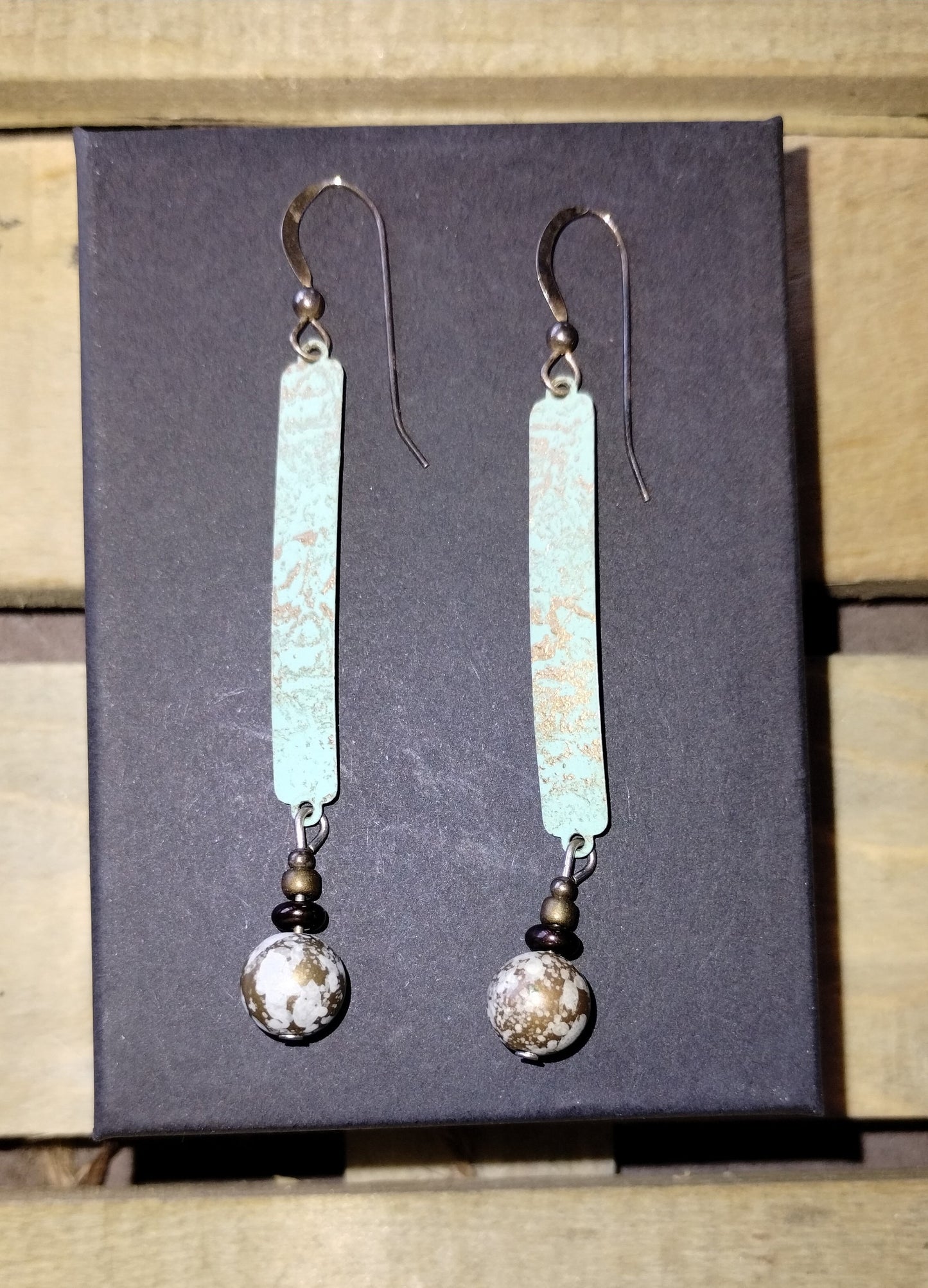 Vintage Turquoise Drop Earrings