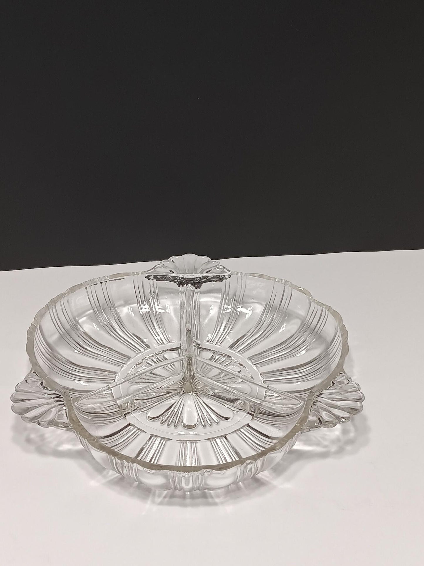Vintage Divided Serving Dish Hazel Atlas