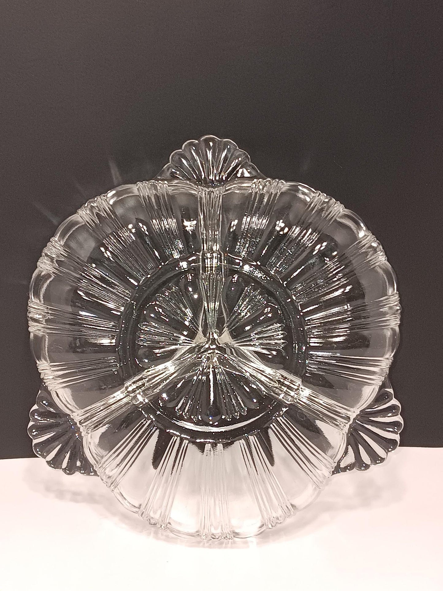 Vintage Divided Serving Dish Hazel Atlas
