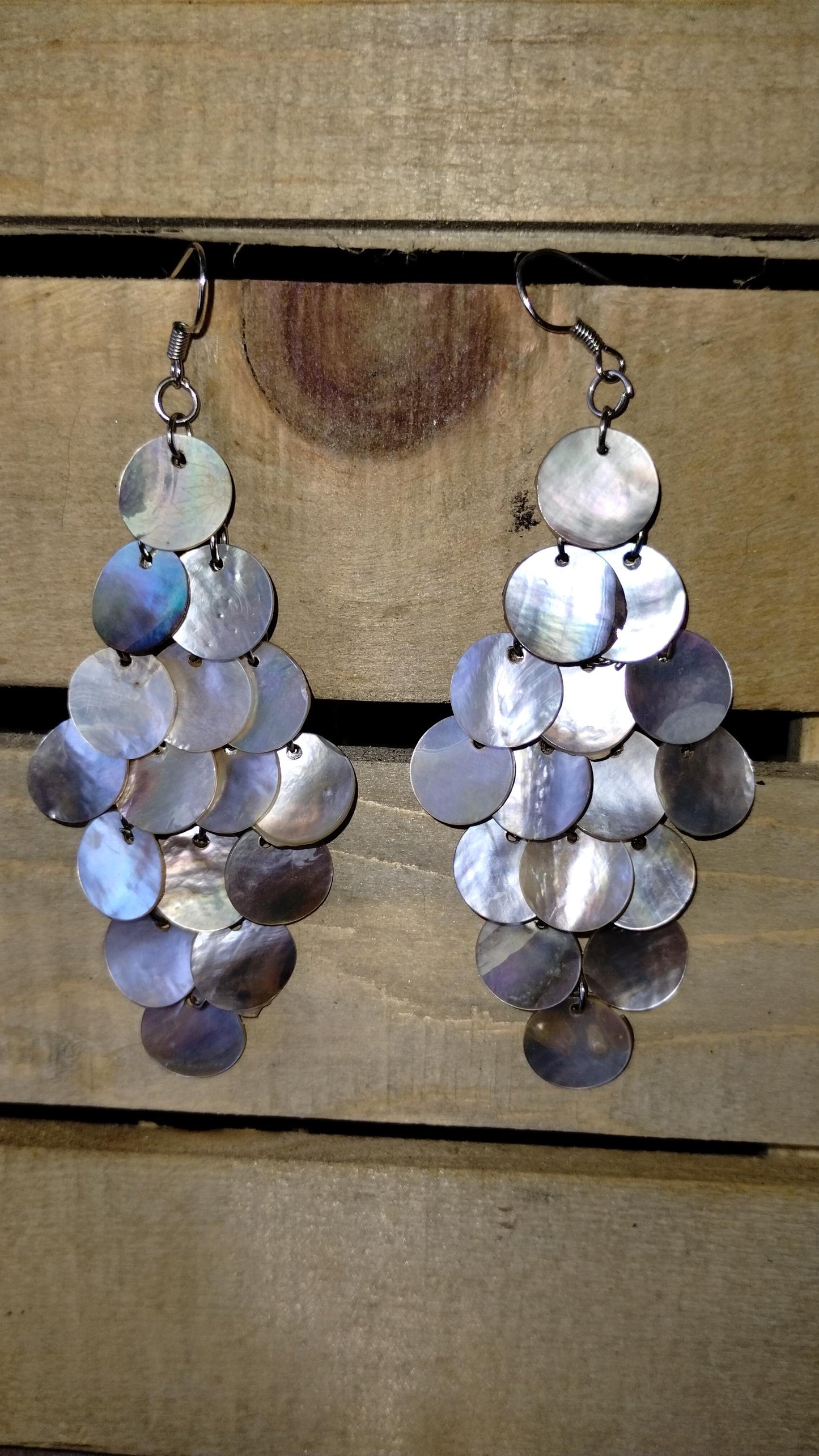 Chandelier Shell Earrings