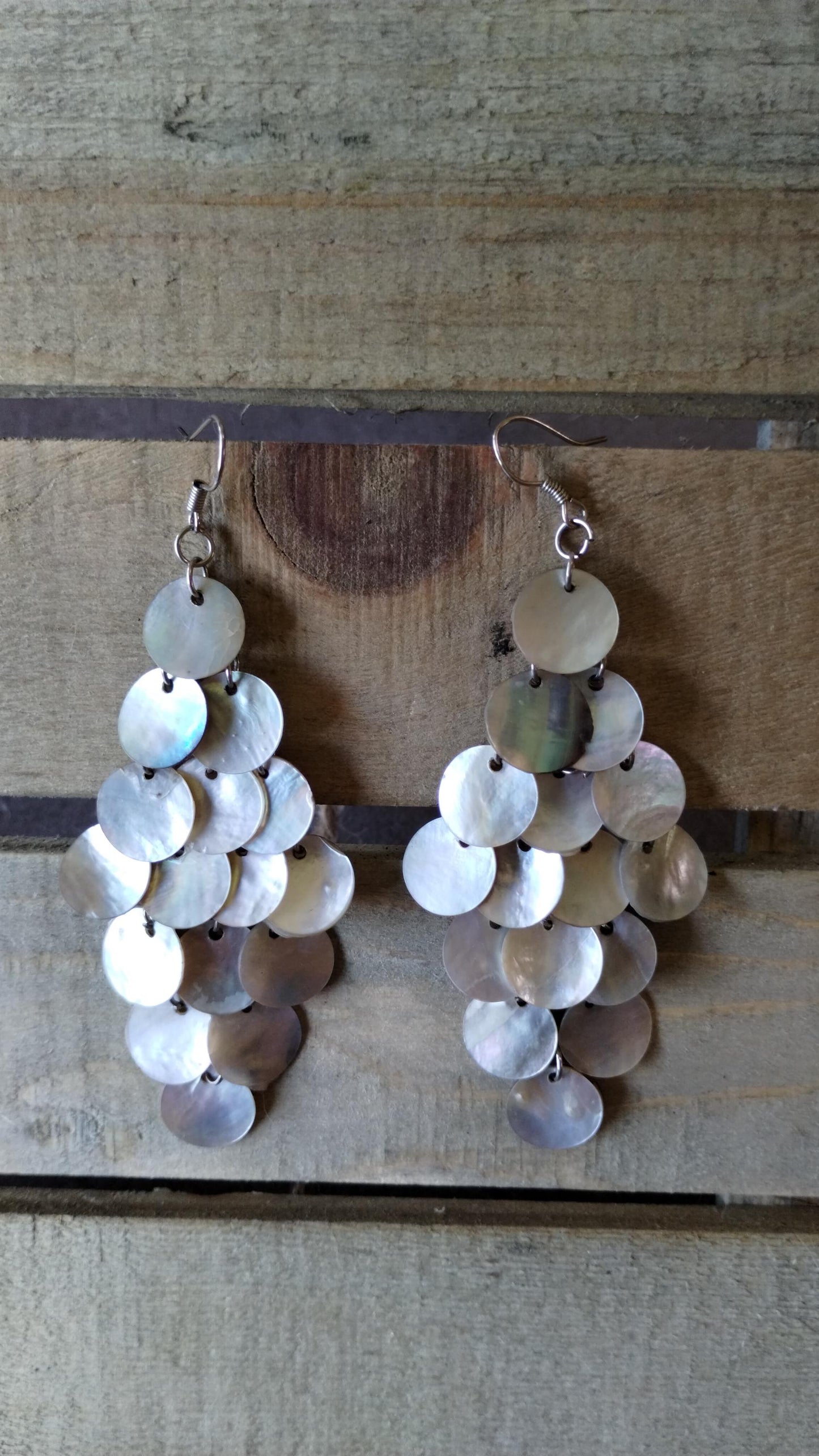 Chandelier Shell Earrings