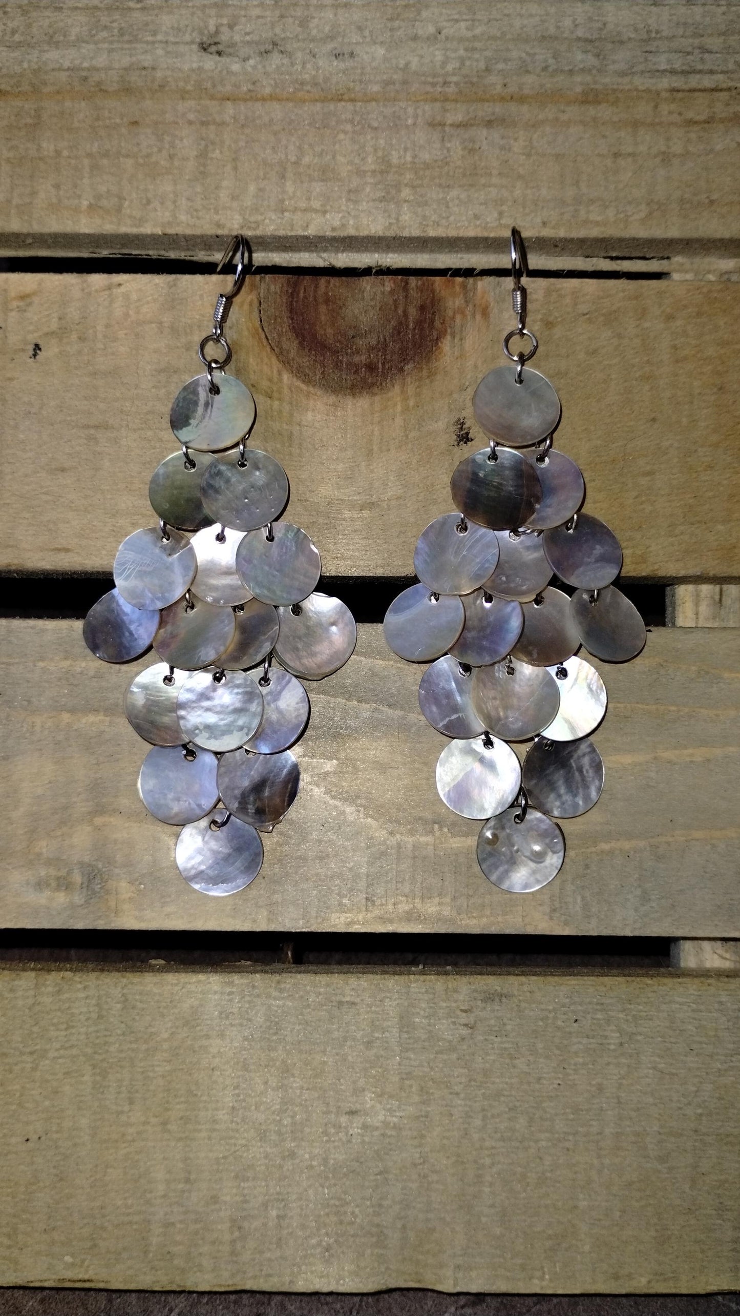 Chandelier Shell Earrings