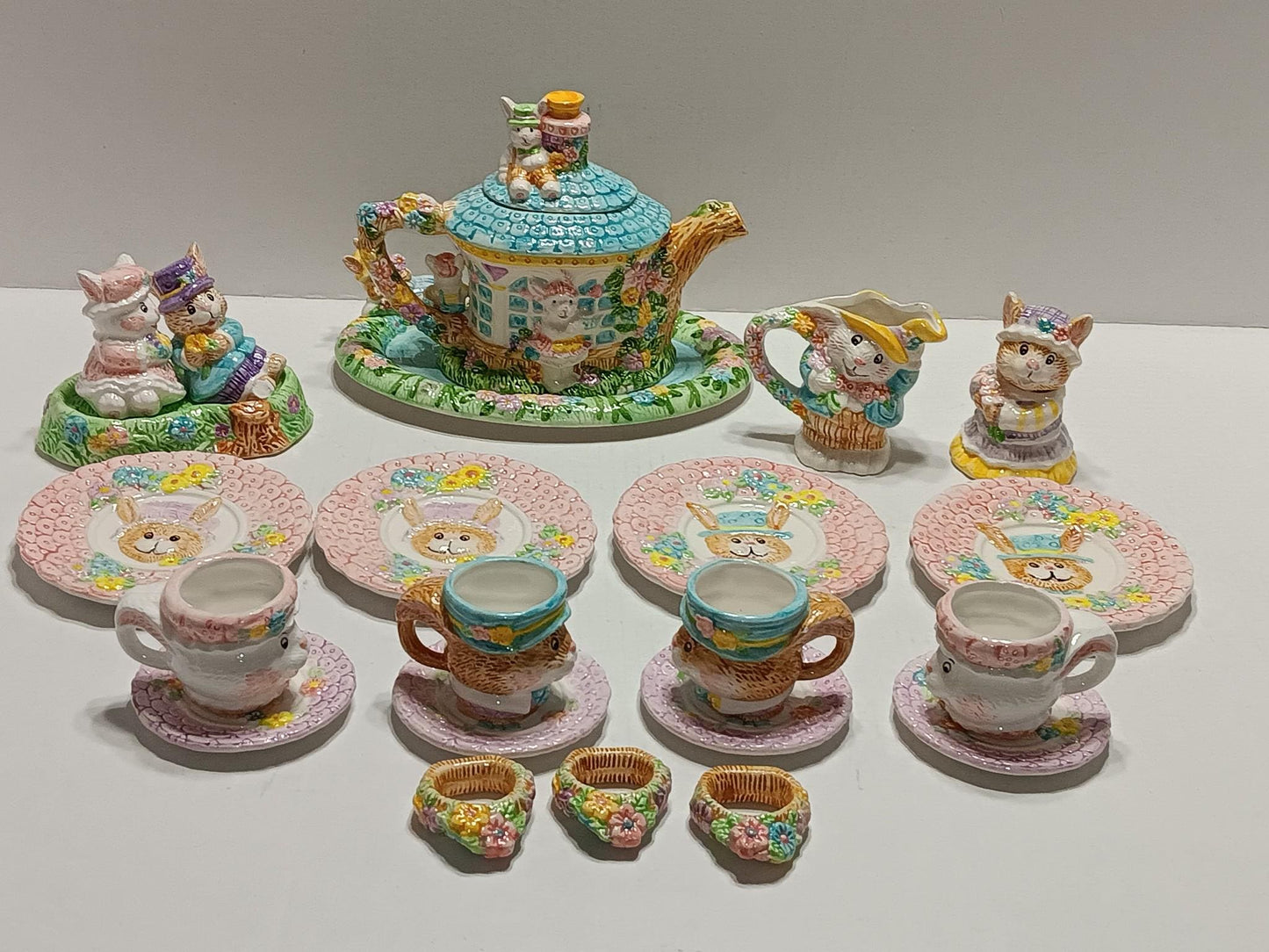 Bunny Tea Set Complete 21 Pieces by Mercuries