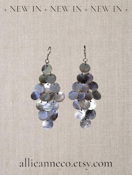 Chandelier Shell Earrings